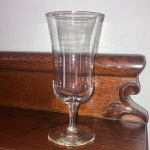 Elegant Clear Glass Goblet